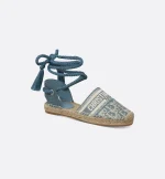 Dior Granville Lace-Up Espadrille